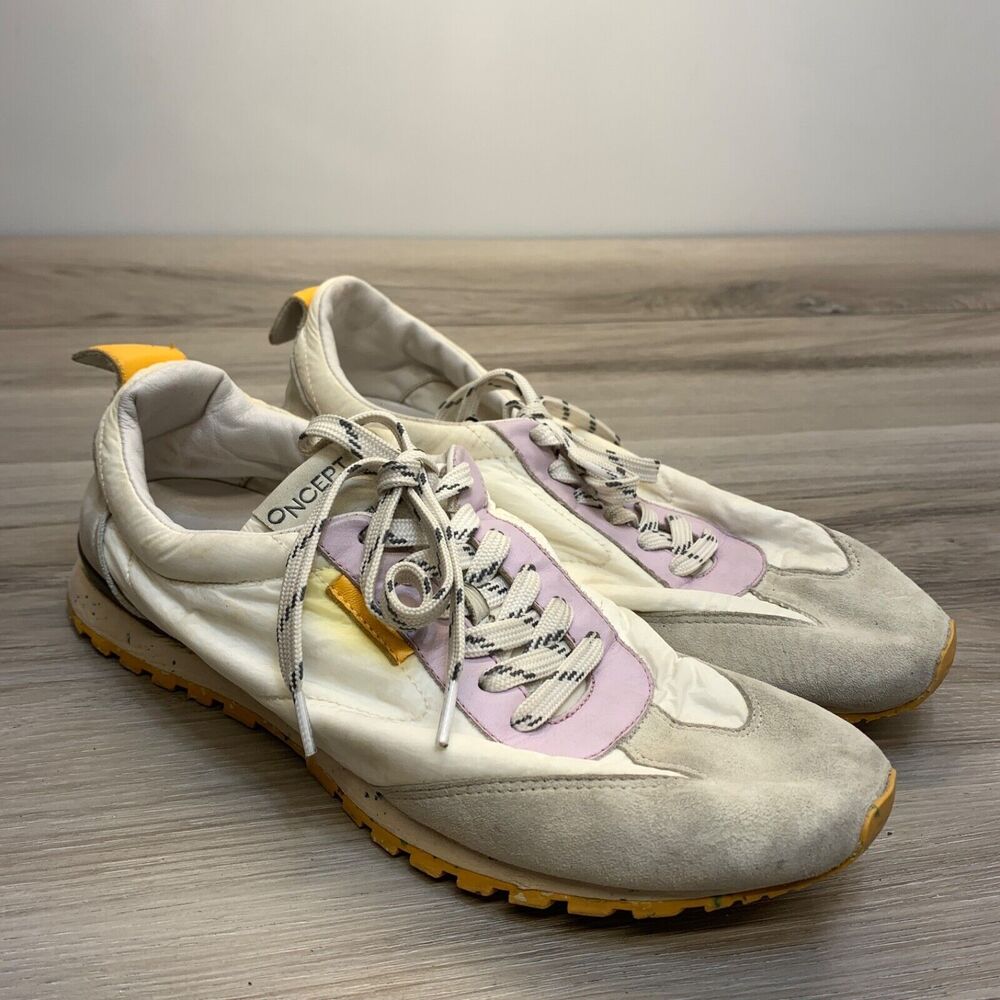 Oncept Tokyo White‎ Cloud Sneakers Speckled Sole Lace-Up Casual Shoes Size 8